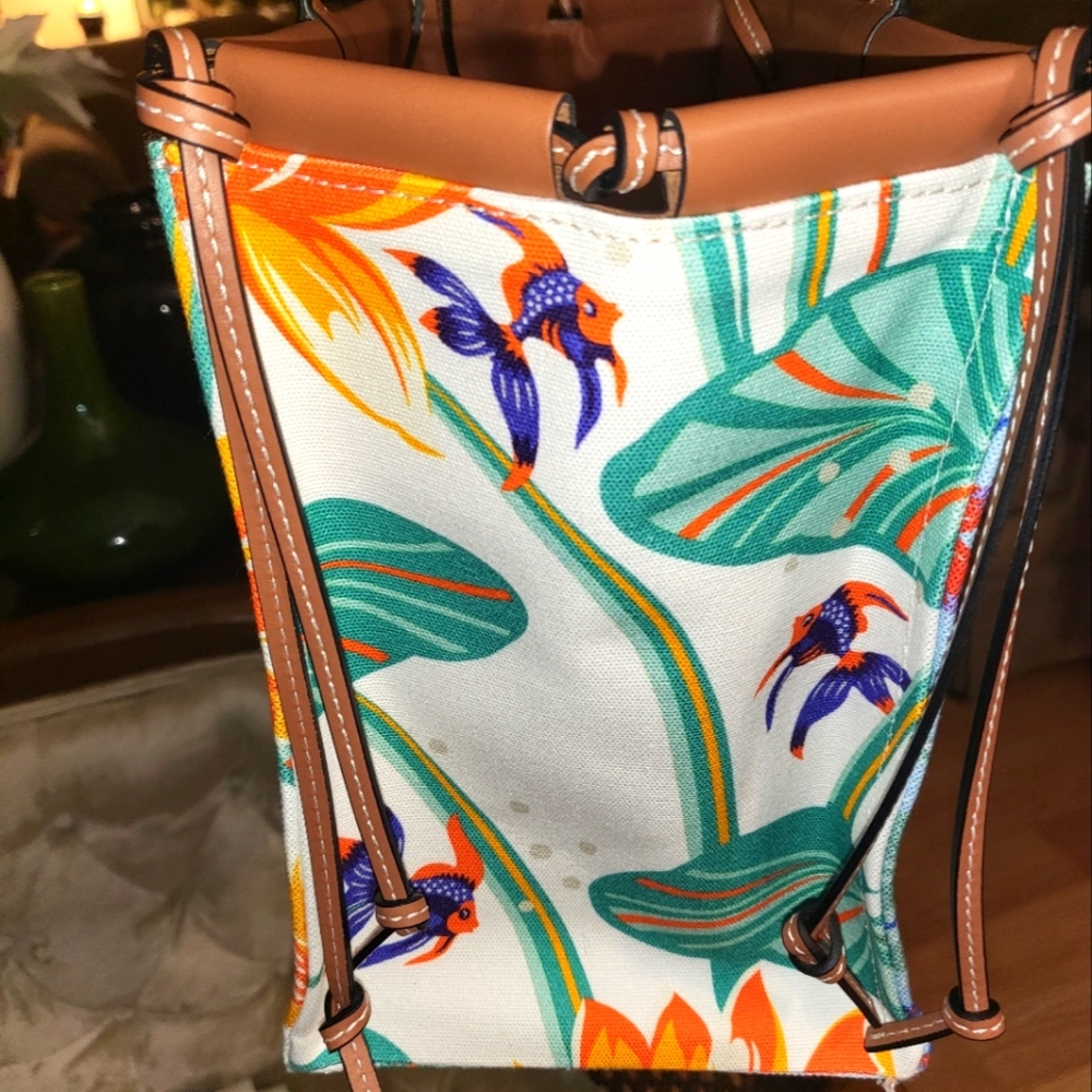 (Sold)Authentic Loewe Paula's Ibiza cushion floral tote - Picture 5 of 8